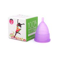 Anigan EvaCup, Top-Quality, Reusable Menstrual Cup, Eco-Friendly Alternative to Tampons, Lavender, Large