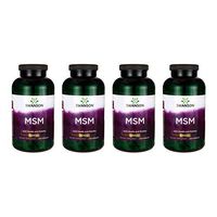 Swanson Msm 1,000 mg 240 Caps 4 Pack