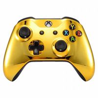 Chrome Gold Wireless Bluetooth Custom Controller for Xbox One