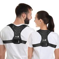 Posture Corrector for Men and Women, Upper Back Brace for Back Support, Back Straightener Posture Corrector Relieves Back, Neck and Shoulder Pain (Medium, 25-35 Inches)