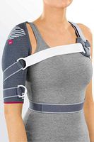 Omomed Knit Shoulder Support, Right (Silver), Size 2