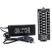 PoE Texas GPOE-8A-48v120w | Gigabit 8 Port Passive Power Over Ethernet Injector for PoE Cameras, IP Phones, WiFi Access Points and More | Includes a 48 Volt 120 Watt UL Power Supply