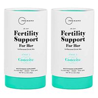 Premama Fertility Support Vitamin Drink Mix | Womens Prenatal Supplement | Vegan Fertility Multivitamin | B12 to Support Fertility Conception Pregnancy Health | 2 Pack, 56 Servings
