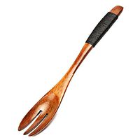 BB.er High-end long-handled woody entangled fruit dessert fork, Black