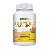 Turmeric Curcumin Bioperine Black Pepper 600mg - Vegetarian - Natural Anti Inflammatory Tumeric: Premium Turmeric Capsules - Natural Joint Pain Relief Supplement - No Fillers or Additives