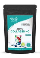 Morlife Marine Collagen + C Powder 200g - Unflavoured | Gluten Free Marine Collagen with Antioxidants | Hydrolyzed Collagen Supplements | Super Collagen Hydrolysate Peptides | 33 Servings
