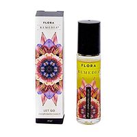 Flora Remedia Roll-On Essential Oil, Let Go - A Heavenly Deep, Crisp Natural Perfume with Floral Notes of Rose, Geranium, Ylang Ylang, and Lime. Surrender to its Beauty and Let Go of Negative Emotions