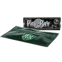 Pay-Pay Ultra Thin 1 1/4 Rolling Papers (1 Pack) with Leaf Lock Gear Smell Proof Bag