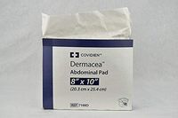 Dermacea Abdominal Pads, 8 x 10 Inch - Case of 216