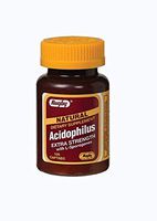 Rugby Acidophilus X-STR CAPTAB Lactobacillus Acidophilus-n/a White/Off White 100 Tablets NDC 00536-7181-0