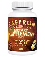 Exir Saffron 45mg Supplement Strong Antioxidant, Rejuvenate Cells, Healthy Blood Pressure & Heart, 60 Capsules