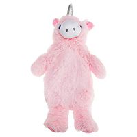 Slumberzzz Kids/Childrens Unicorn Hot Water Bottle and Cover (One Size) (Pink)