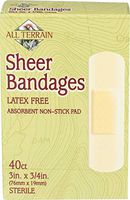 All Terrain, Bandage Sheer 3/4 X 3, 40 Count