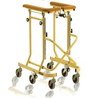 Standard Walkers Walker Pulley Folding Lightweight Brake Old Man Walker Lower Limb Training Walker Rehabilitation Walker Auxiliary Walker (Color : B, Size : 72.5cm)