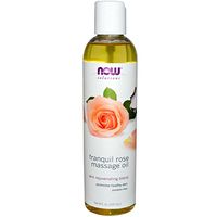 Now Foods Solutions Tranquil Rose Massage Oil - 8 fl oz