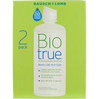 Bausch & Lomb Biotrue Multipurpose Solution for Soft Contact Lenses, 2 Pack, 10 fl oz