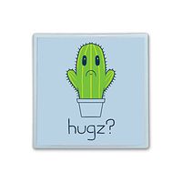 XIANN Care Contact Lens Box Holder Container Case Storage Eyecare Kit - Cactus Hugs