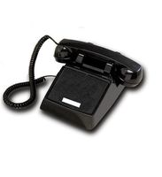 ITT - 250000-VBA-NDL Black desk no dial