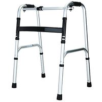 YXGH@ Standard Walkers Folding Lightweight Aluminium Walking Zimmer Frame Walker - Adjustable Height Walking Frames