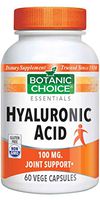Botanic Choice Hyaluronic Acid 100 mg,60 Capsules