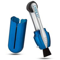 CarbonKlean Peeps Eyeglass Lens Cleaner - Efficient and Durable Carbon Microfiber Technology - Exclusively Used by NASA - 500 Uses (Soft Touch Blue)