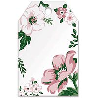 Fresh Mint Floral Printed Gift Tags - 3 1/2 x 2 1/4in. (50)