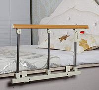 FGSJEJ Stainless Steel Bedside guardrail, Bedside handrail for The Elderly, Assisted Lifting Device, Bed Railing Fence, Safety Elderly Anti-Fall Assistance Fence (Color : Yellow, Size : 7040CM)