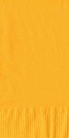 200 Harvest Yellow/School Bus Yellow Dinner / Hand Towel Napkins Plain Solid Colors