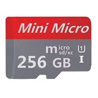 HH 256GB SD Micro Memory Card with Free Adapter, High Speed 256 GB SD Micro Card Class 10 Memory Card for Memory Expansion, Movie Music Storage, Portable Carrying, Data Copy and Traffic Recorder Mem