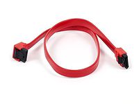 5 Pack, 18 Inch SATA 6Gbps Cable W/Locking Latch Red, CNE533032