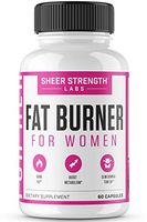 Thermogenic Fat Burner for Women - Triple-Strength Metabolism Booster, Appetite Suppressant & Carb Blocker - Natural Ingredients Support Healthy Weight Loss - 60 Diet Pills - Sheer Strength
