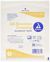 Dynarex Sterile Oil Emulsion Knitted Gauze Wound Care Dressing Non Adherent Latex Free, 3" X 3", 200 Count