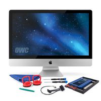 OWC SSD Upgrade Bundle for 2011 iMacs, OWC Mercury Electra 120GB 6G SSD, AdaptaDrive 2.5" to 3.5" Drive Converter Bracket, in-line Digital Thermal Sensor Cable, Installation Tools, (OWCKITIM11HE120)