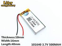 3.7V 10000mAh 1162106 Lithium Polymer Rechargeable Battery Lithium Polymer Li-Po Battery for MP4 GPS MP3 Bluetooth Stereo DIY Gift
