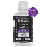 Upgraded Keto Vegan Magnesium | Liquid Nano Minerals Superior Absorption Supplement | Natural Gluten Free Deep Sleep Adrenal Fatigue Melatonin Stress Support | Muscle Soreness Relief | 32 Servings