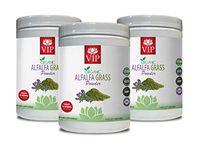 antioxidant Supplement Heart - Alfalfa Organic Grass Powder - Digestion Booster - 3 Cans 24 OZ (168 Servings)