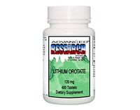 NCI Advanced Research Dr. Hans Nieper's Lithium Orotate Tablets (400 Tablets)