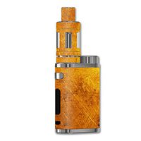 MightySkins Skin Compatible with eleaf iStick Pico 75W TC - Textured Gold | Protective, Durable, and Unique Vinyl Decal wrap Cover | Easy to Apply, Remove, and Change Styles | Made in The USA