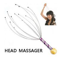 Metal Head Massager Head Neck Scalp Massage Stress Soothing Healthy Massage Tool WS99