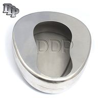 DDP Bed Pans: Adult: 14" X 11 3/8". Front: 4 3/8". Back: 2 5/8"