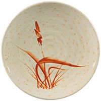 Yanco OR-1708 Orchis Round Plate, 8.25" Diameter, Melamine, Gold Color, Pack of 24