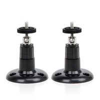 Security Camera Wall Mount, AITEE 360 Degrees Rotation Adjustable Indoor and Outdoor Ceiling Bracket for Wyze Cam Pan 1080p Pan Arlo Cam, Arlo Pro,Arlo Pro 2,Baby Monitor,CCTV and More(Black,2PACK)