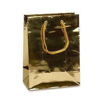 Metallic Gold Euro Bags 16" X 6" X 12" | Quantity: 100