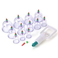 Akozon 12x suction cups cupping massage acupuncture vacuum medical therapy Traditional Chinese