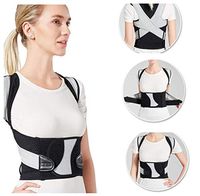 Posture Corrector，Clavicle Brace for Upper Back & Shoulder, Best Brace Help to Inprove Posture for Men & Women (Color : Gray, Size : S)