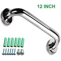 12 Inch Bathroom Safety Grab Bar Handle, Wilproo Shower Safety Rail for Bathtub,Toilet,Bathroom,Stairway Handrail,Anti-Slip Grip Prevention for Elderly, Disabled,Pregant Women