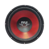Pyle Plw10rd Red 10" 600w Car Audio Subwoofer Sub 600 Watt