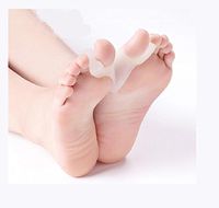 WE&ZHE 2 Gel Protector Toe Straightener Spreader Correctors Podiatrist Treatment