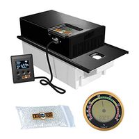 Cigar Oasis Magna 3.0 Electronic Humidifier for Large Cabinet Humidors with Digital Analog Hygrometer Bundle