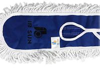 36" Industrial Strength Washable Cotton Dust Mop Refill/Replacement Head, Industrial, Home and Commercial Use, Standard Size Mop Frame (36*6 inch), Dry to Attract Dirt, Cleans Hardwood, Garage Care.